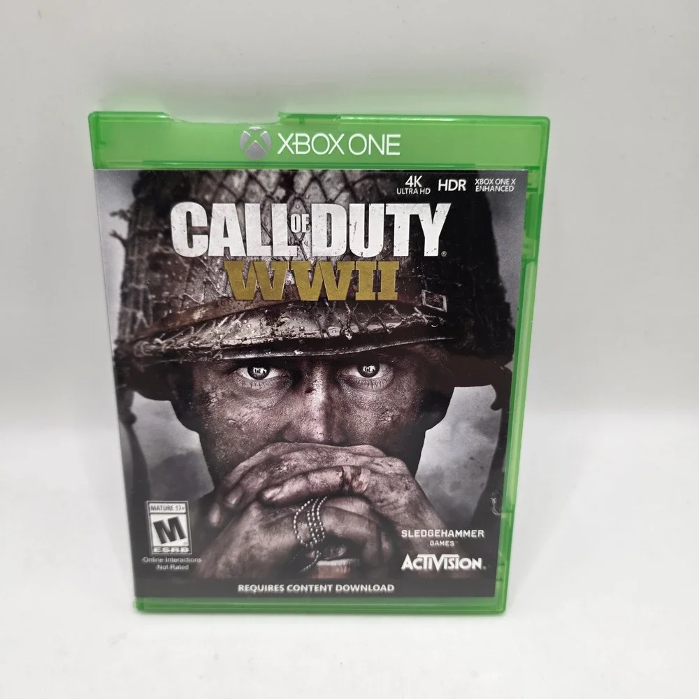 Activision Call of Duty WWII Xbox One 4K HDR FPS Shooter Military World War II